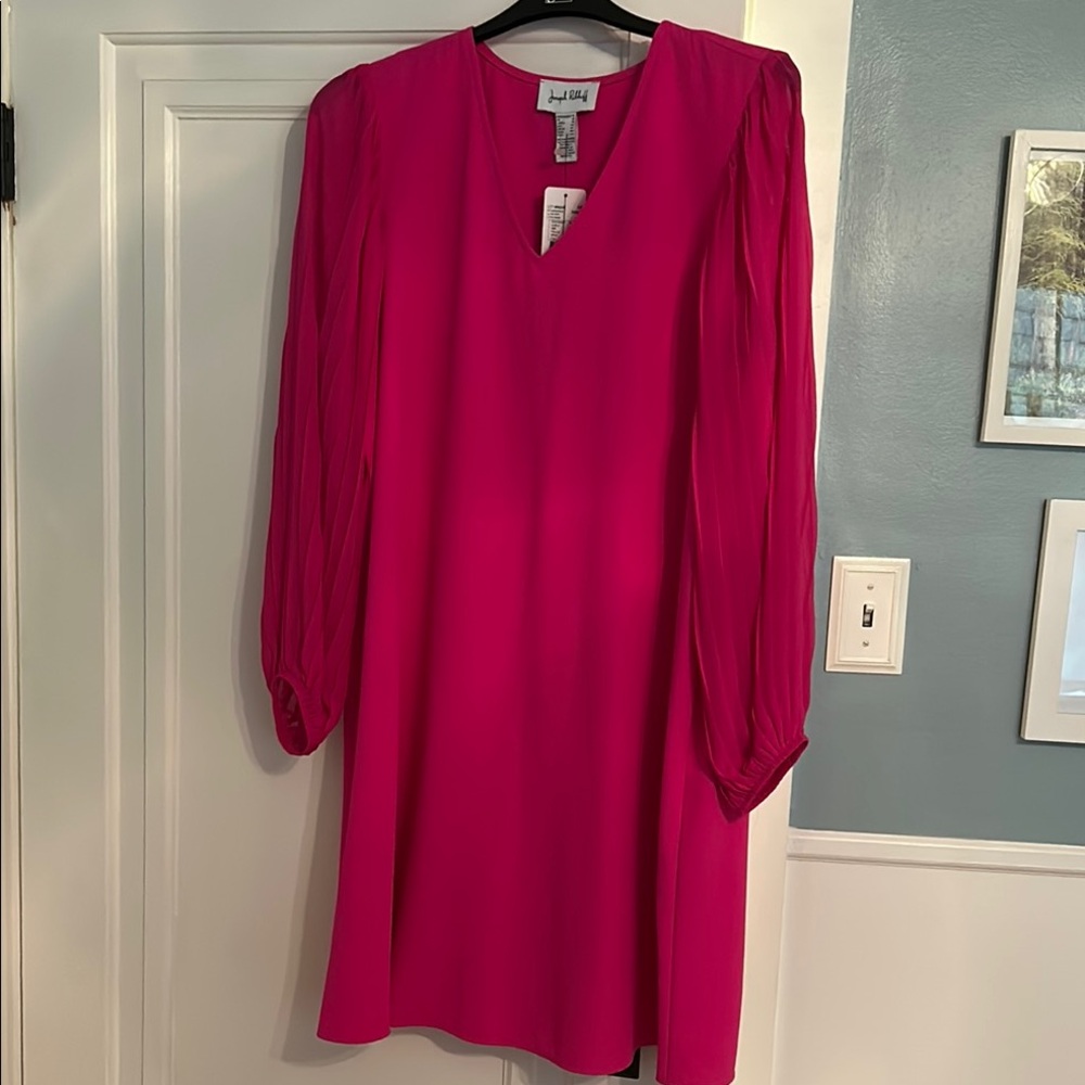 NWT gorgeous Joseph Ribkoff pleated sleeve dress.